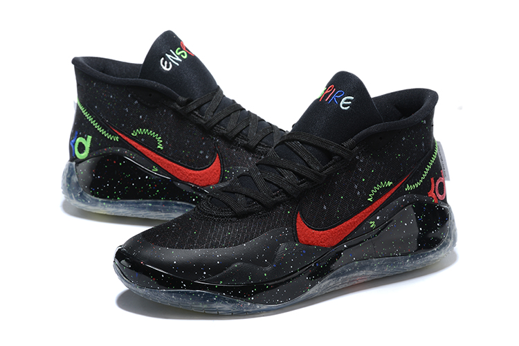 Nike Kevin Durant 13 Black Red Green Shoes - Click Image to Close